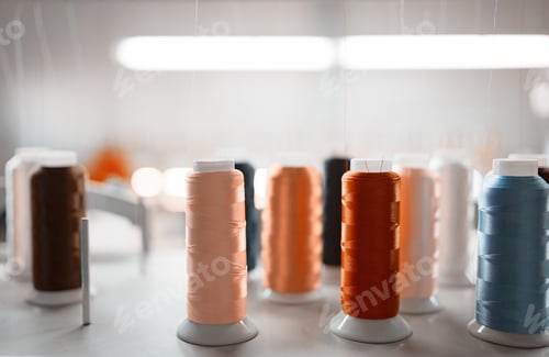 Preview: Thread spools in fabric industry