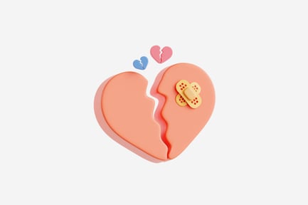 Preview: 3D Broken Heart with Bandage