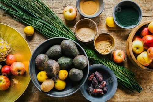 Preview: Ingredients for a natural juice