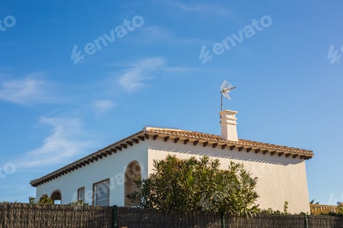 Preview: Beautiful exterior of newly built luxury home. Yard with green grass and walkway