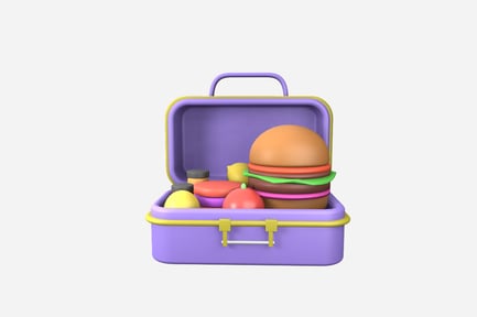 Preview: Lunchbox 3D Illustration