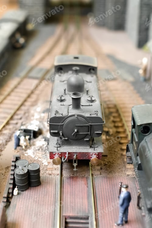 Preview: model steam locomotive