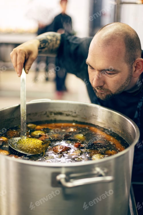 Preview: Chef tasting soup