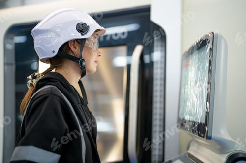 Preview: High Tech Robotic Arm with an Artificial Intelligence Computer Processor Unit in its