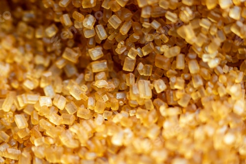 Preview: Macro shot of brown sugar granules