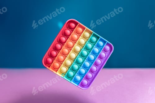 Preview: Rainbow Pop It Bubble Sensory Fidget Toy
