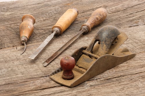 Preview: Carpenter tools for woodworking