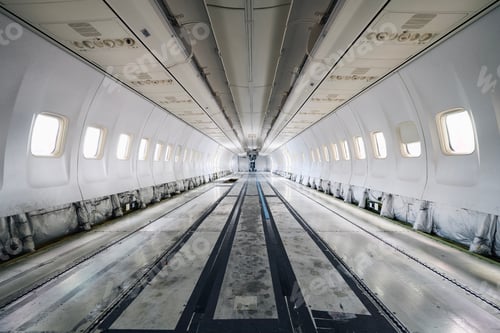Preview: Airplane under heavy maintenance