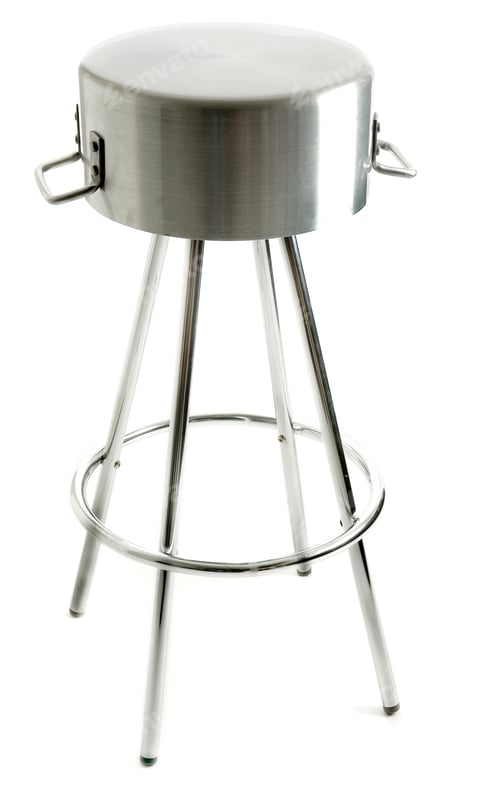 Preview: Saucepan metal stool