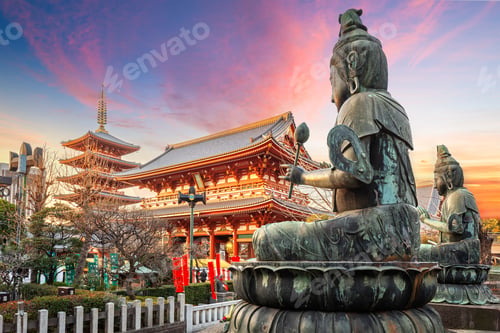 Preview: Sensoji Temple in Asakusa, Tokyo, Japan