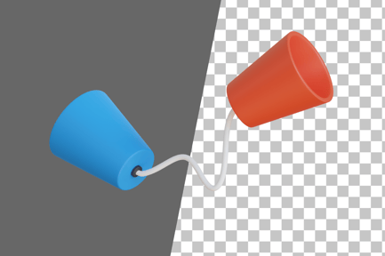 Preview: Plastic Cup Phone 3D Icon