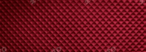 Preview: red rubber with an interesting pattern