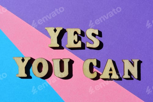 Preview: Yes You Can, postive phrase as banner headline