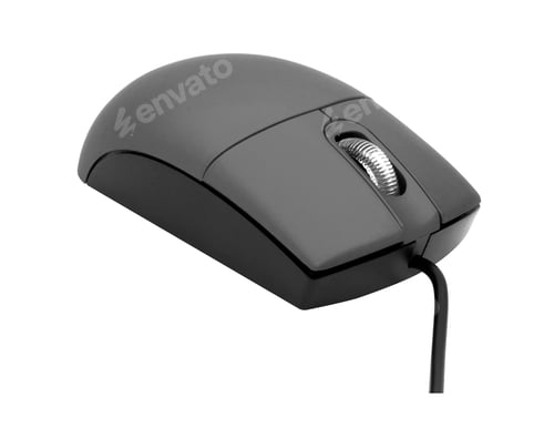 Preview: mouse computer isolated on white background