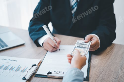 Preview: businessman was negotiating a bribery arrangement in which the dollar