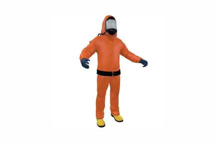 Preview: Hazmat suit with extended arms pose