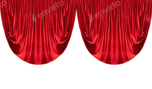 Preview: Red Satin Border