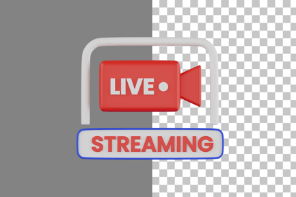 Preview: Live Stream 3D Icon