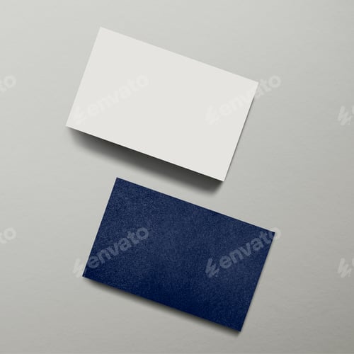 Preview: Business card, realistic professional design