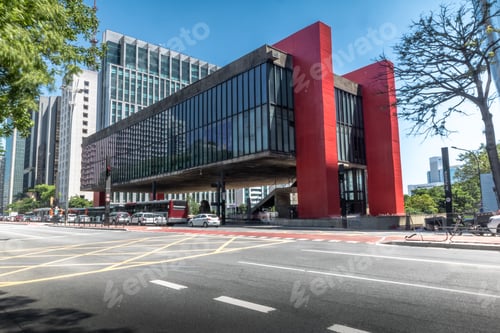 Preview: Paulista Avenue and MASP (Sao Paulo Museum of Art) - Sao Paulo, Brazil