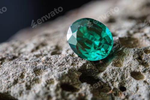 Preview: Natural Sapphire gemstone, Jewel or gems on black shine color, Collection of many different natural