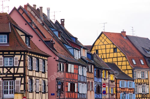 Preview: Colourful half timbered houses