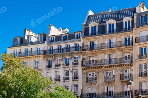 Preview: Paris, typical facade