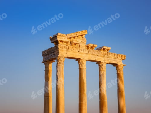 Preview: travel to ancient city of Side, Antalya coast of Turkey