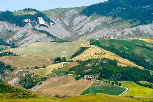 Preview: Rural landscape on the hills near Imola and Riolo Terme