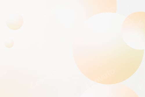 Preview: 3D beige balls pattern on a light yellow background