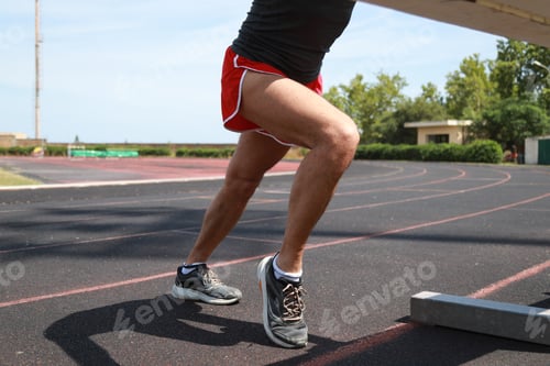 Preview: Runner Activating The Lower Part Of His Body
