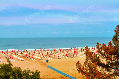 Preview: View of the beach, Black Sea Albena,