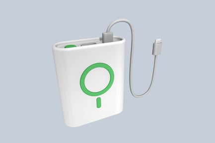 Preview: Power Bank Tech 3D Illustration