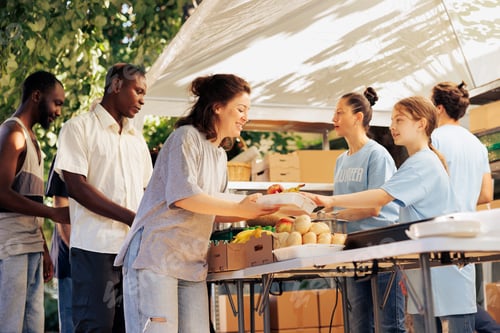 Preview: Charity workers feeding the homeless