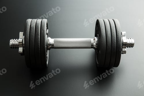 Preview: The metal dumbbell.
