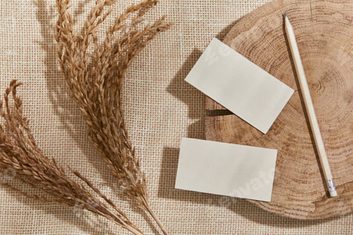 Preview: Flat lay of creative composition