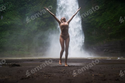 Preview: Pretty girl at Sekumpul Waterfall, Bali