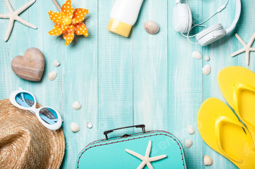 Preview: Summer holiday and travel background
