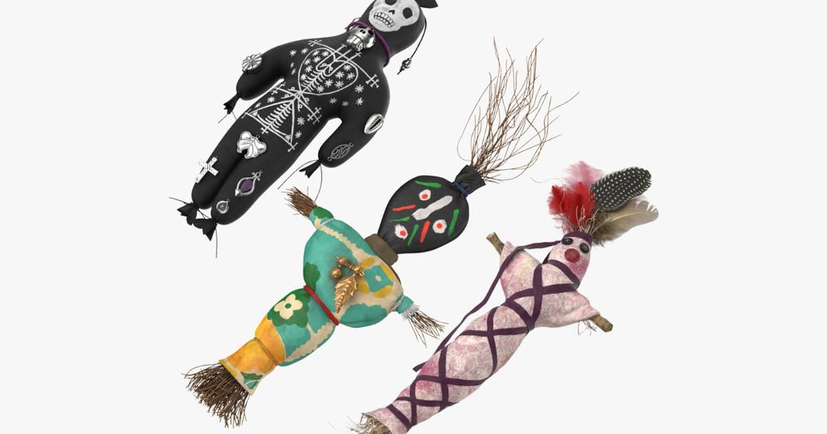 Ritual Voodoo Dolls Collection 3D, Incl. charm & dolls - Envato