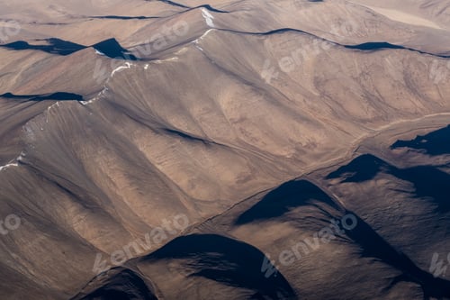 Preview: Top view image of the Himalaya mountain in India