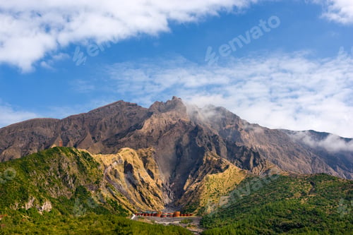 Preview: Sakurajima Volcano Crater In Kagoshima, Japan.