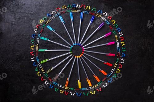 Preview: Assorted colors marker pens