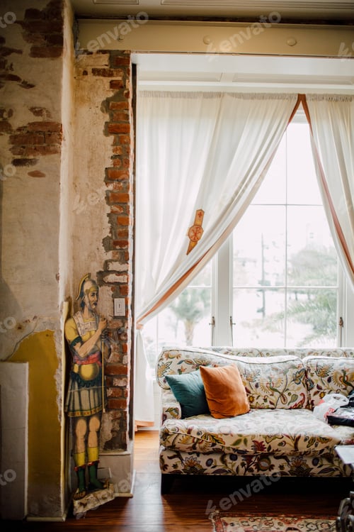 Preview: Window seat in an old building