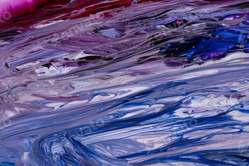 Preview: Abstract flow of liquid paints in mix