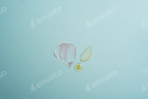 Visualização: Amostras de produtos cosméticos. Tendência de autocuidado