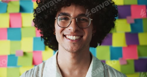Preview: Smile, creative and portrait of business man for project management, development and planning. Stic