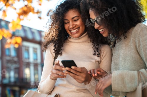 Preview: Two beautiful young stylish african women