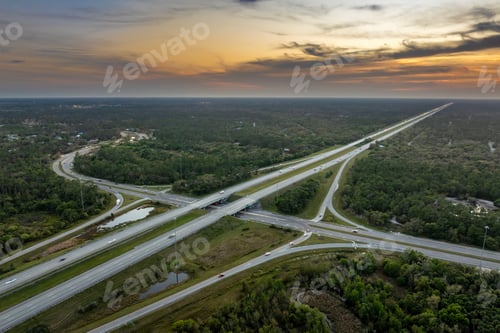 Preview: Freeway overpass junction in Florida