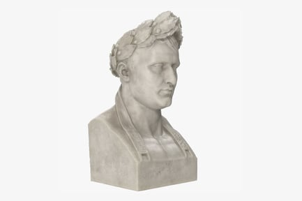 Preview: Napoleon Bonaparte Bust with Laurel Wreath
