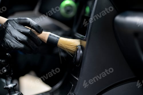 Preview: cleaning a car interior in the studio